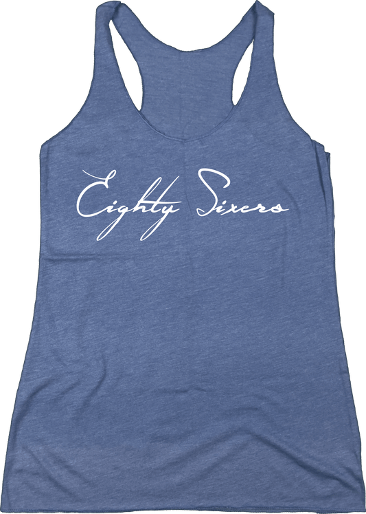 Eighty Sixers Script Racerback