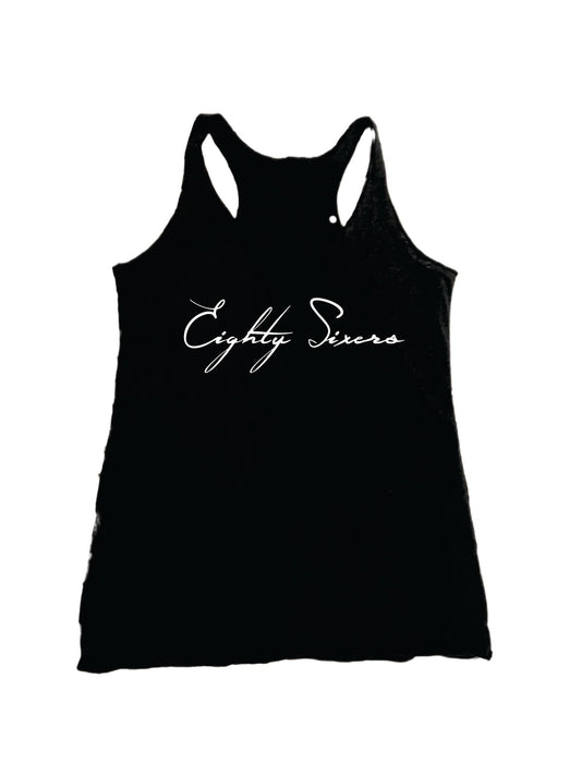 Eighty Sixers Script Racerback