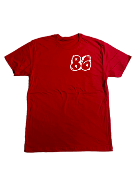 The 86ers style logo